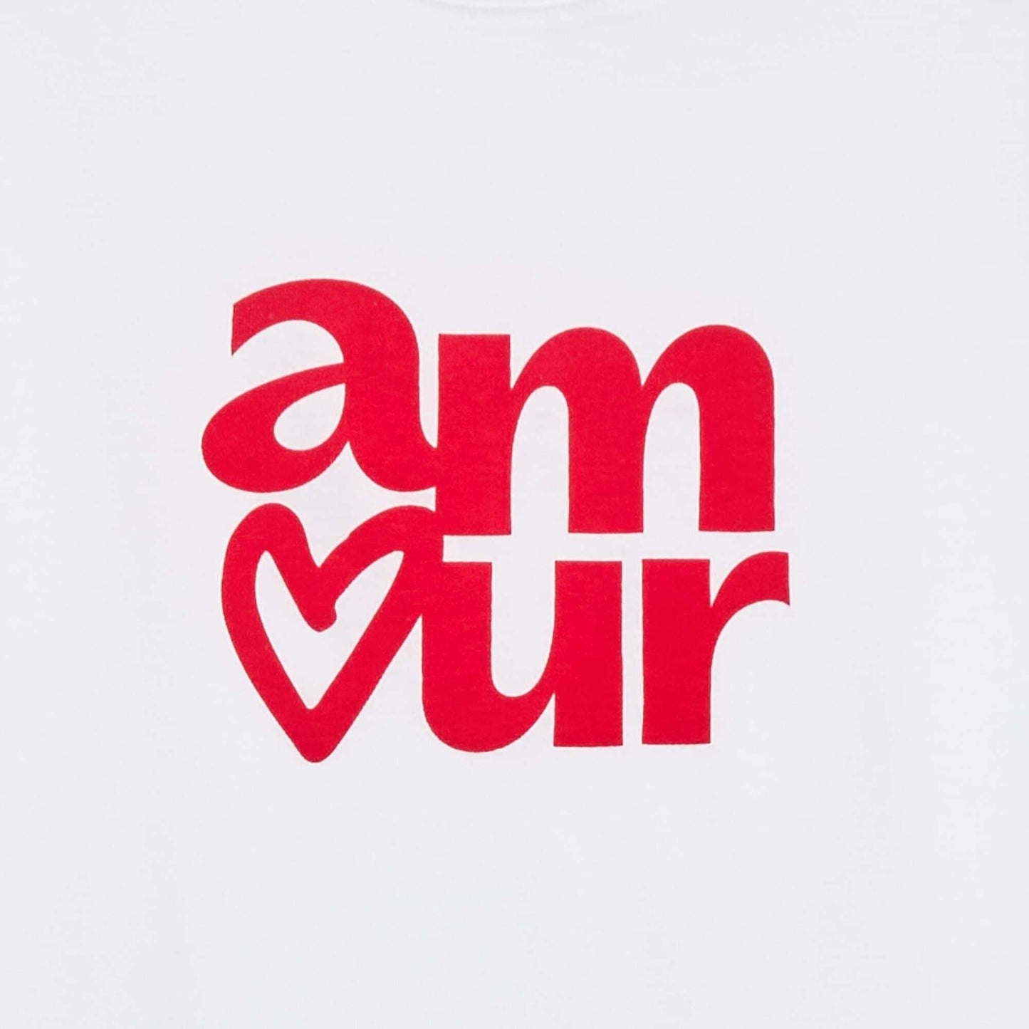 T-shirt imprimé message à manches courtes BLANC
