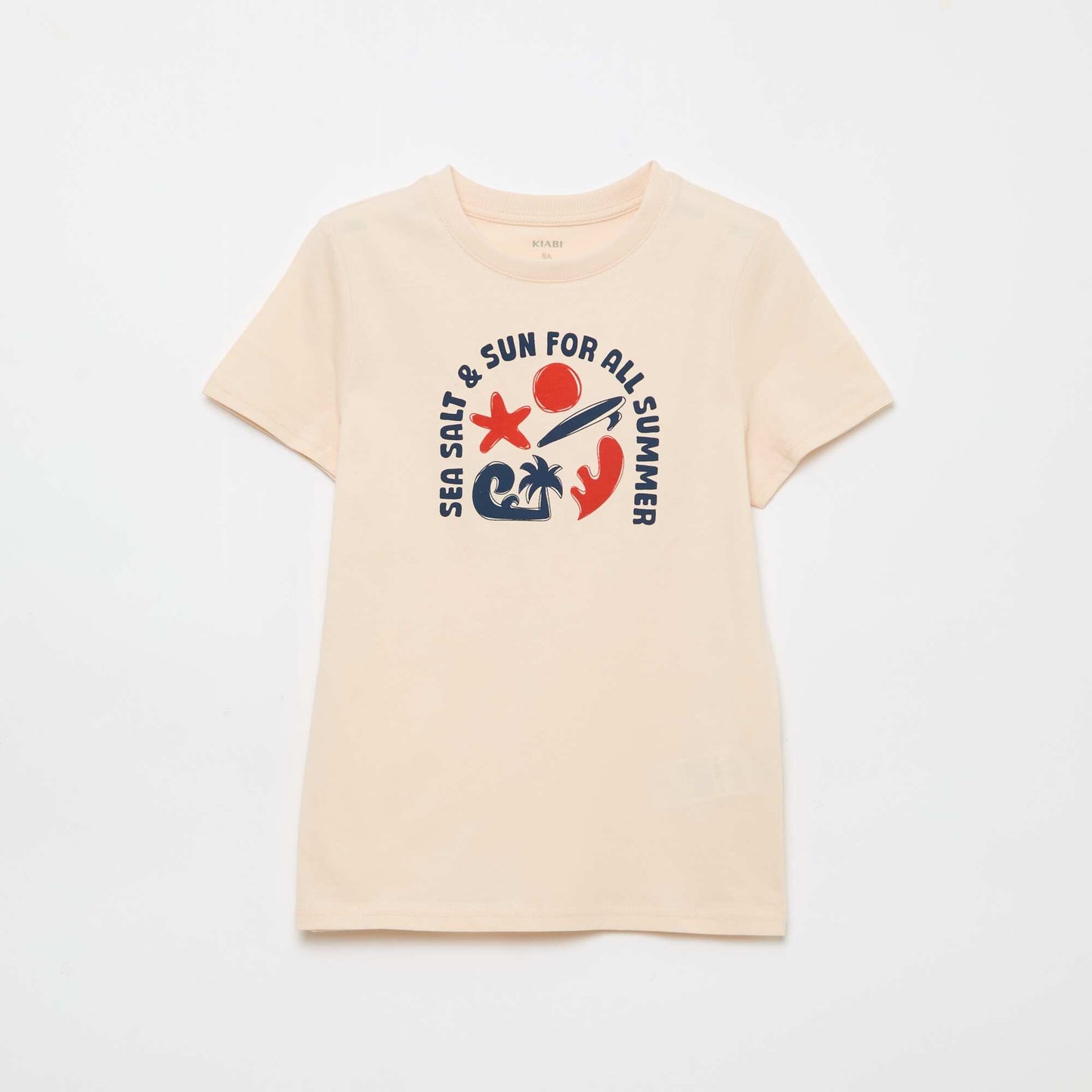 T-shirt imprimé surf BLANC