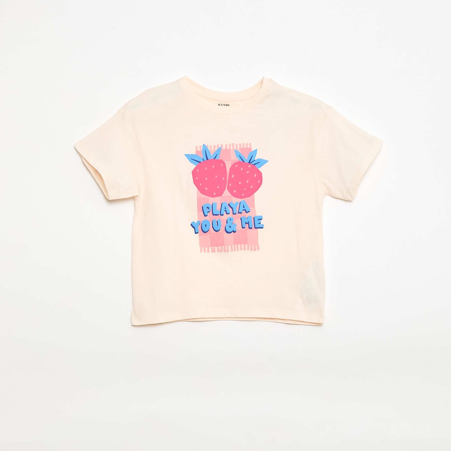 T-shirt imprimé fantaisie ROSE