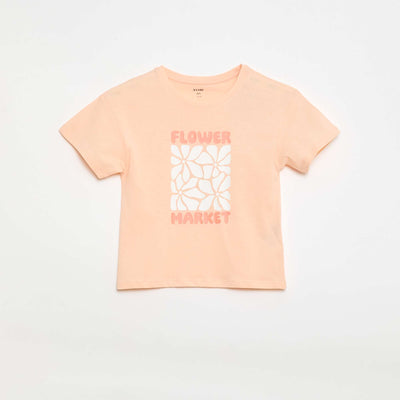 T-shirt imprimé fantaisie ROSE