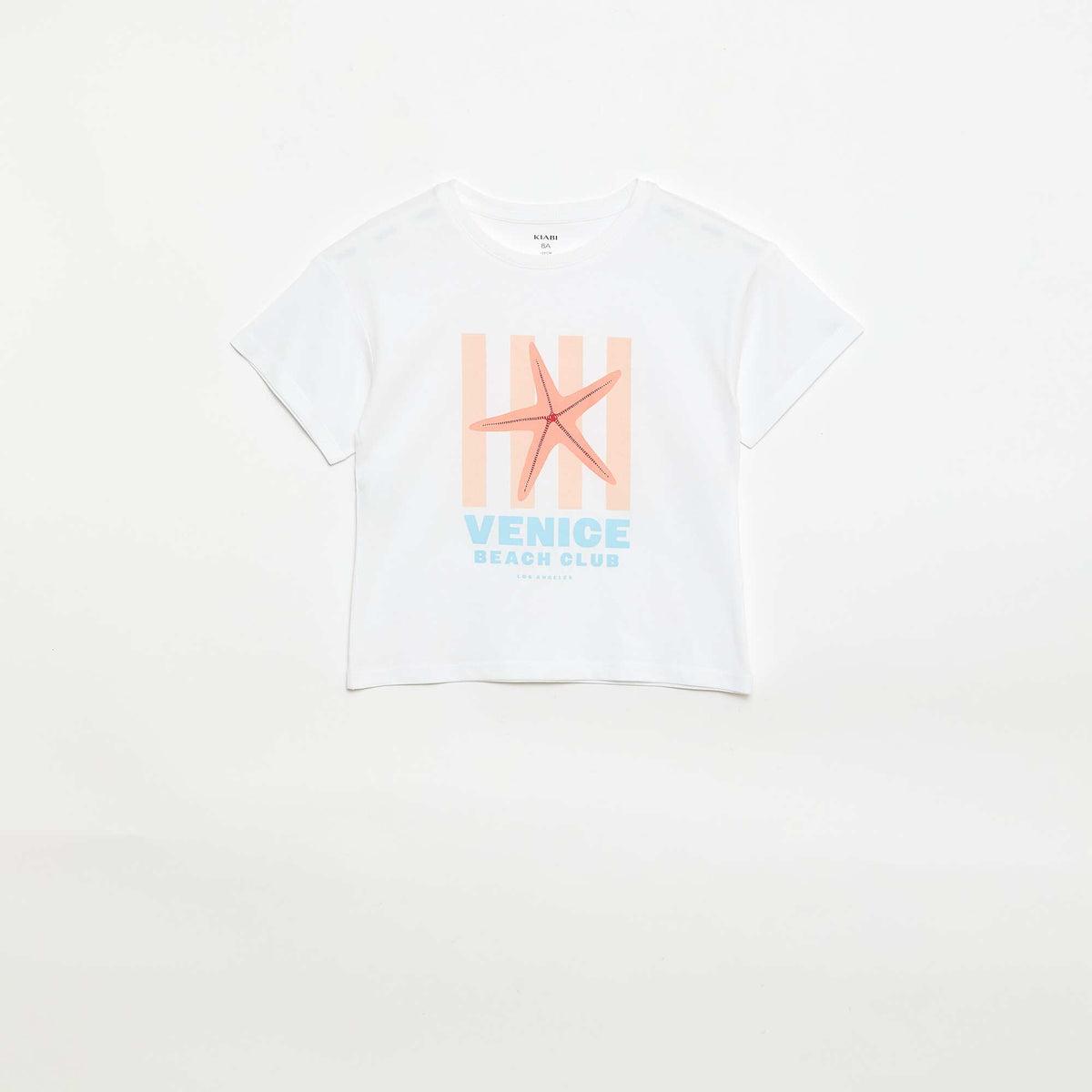 T-shirt imprimé fantaisie ORANGE