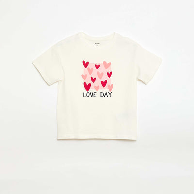 T-shirt imprimé fantaisie BEIGE