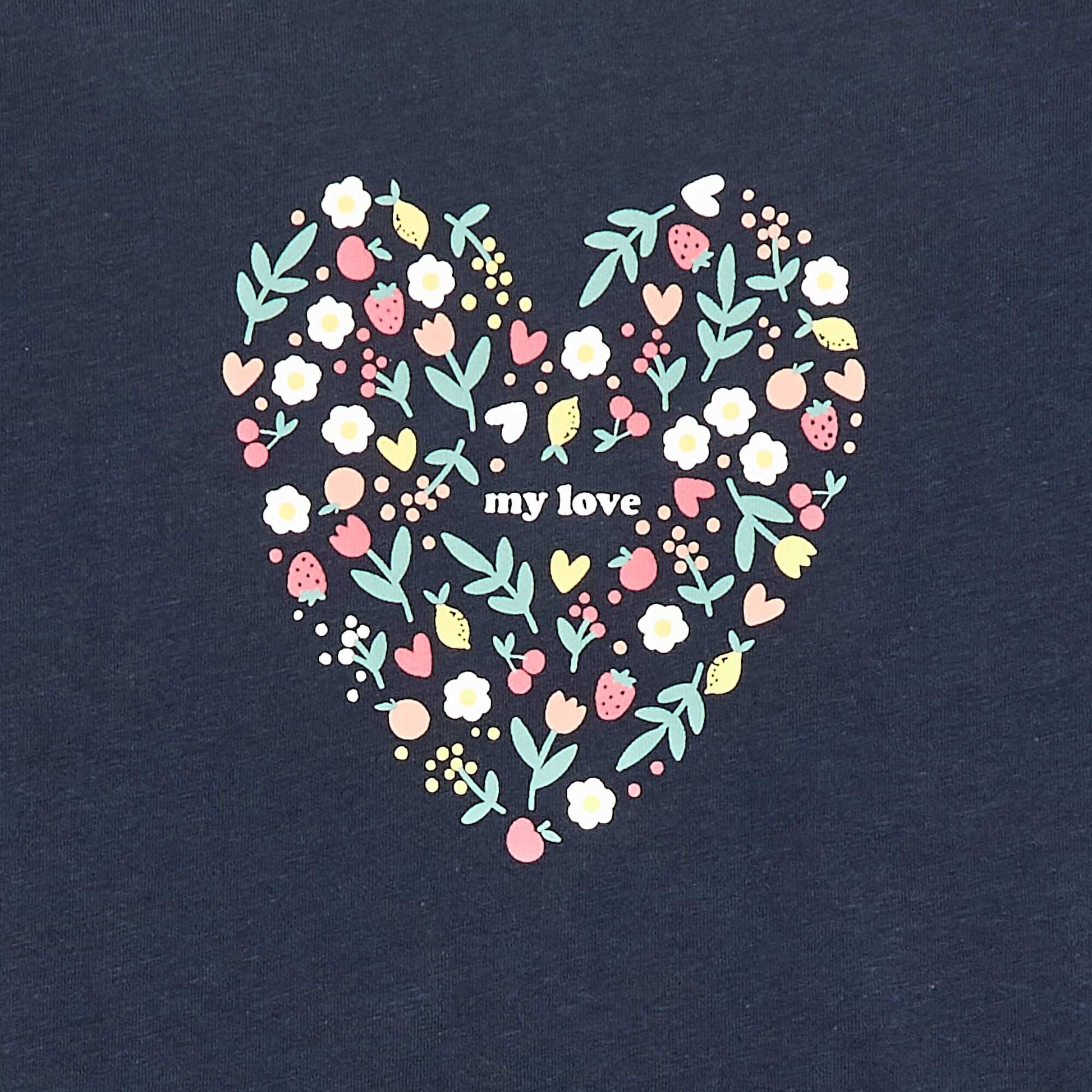 T-shirt imprimé fantaisie BLEU