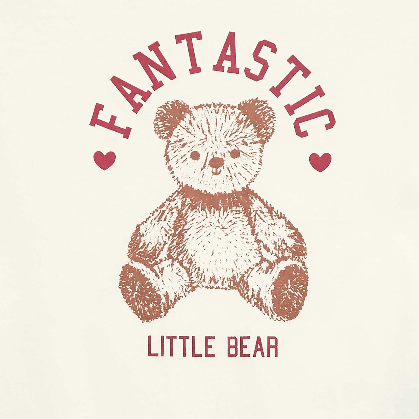 T-shirt imprimé fantaisie BLANC