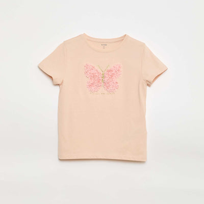 T-shirt à manches courtes avec animation ROSE