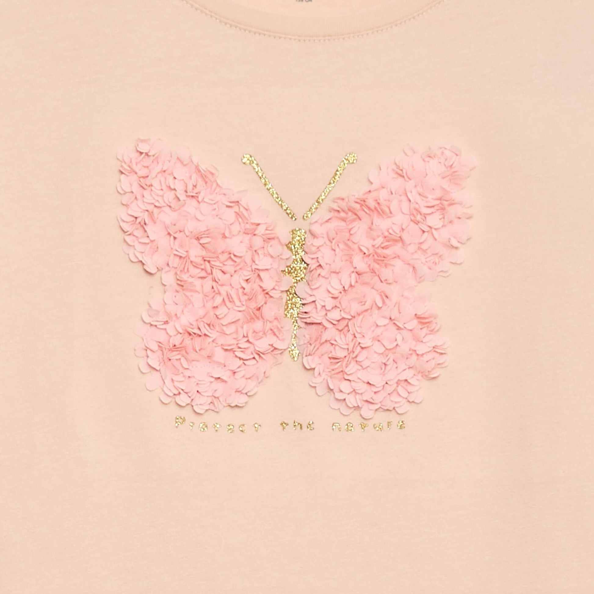 T-shirt à manches courtes avec animation ROSE