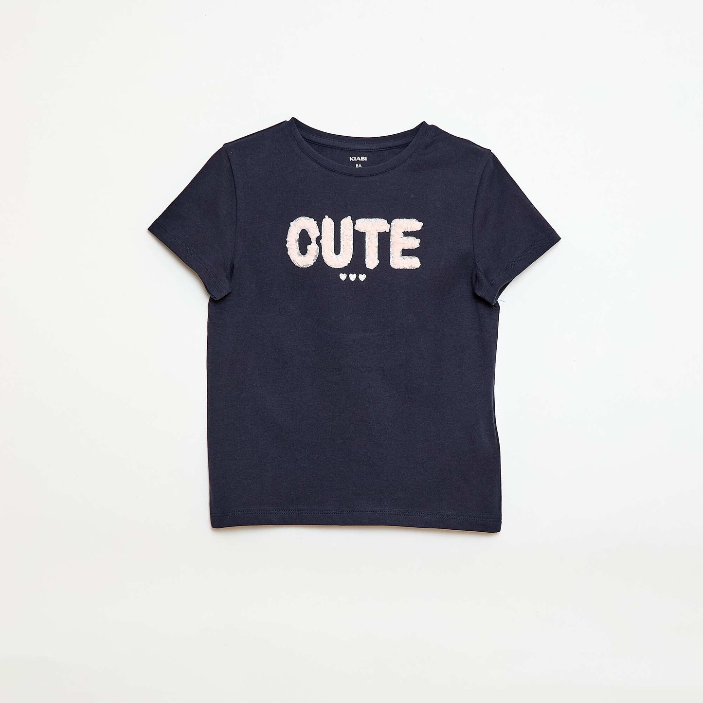 T-shirt à manches courtes avec animation BLEU