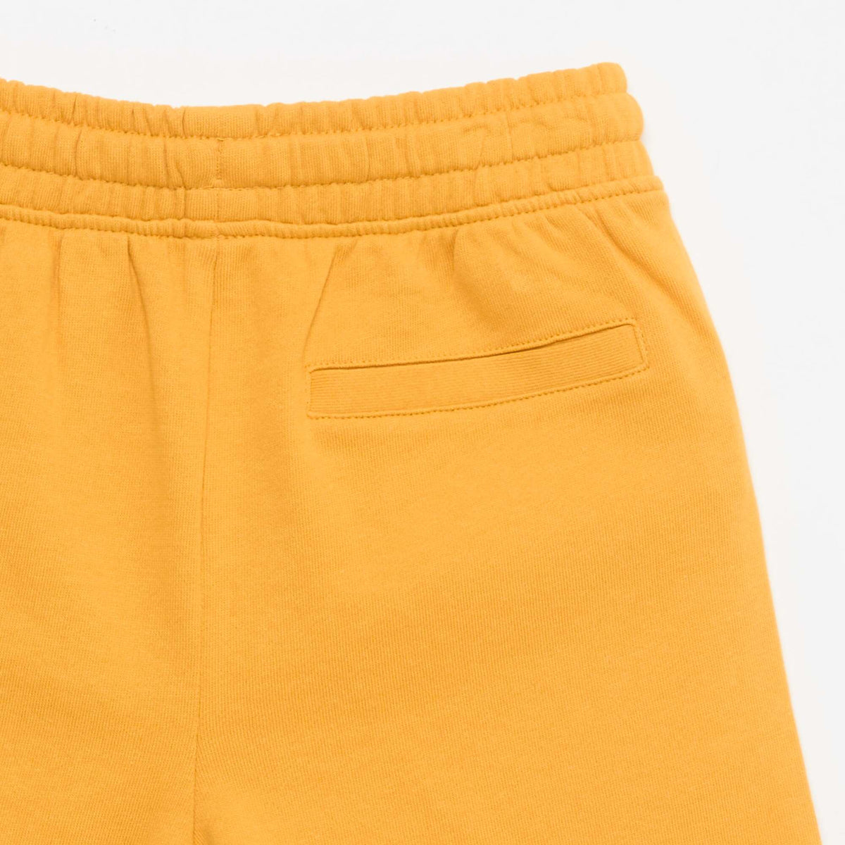 Bermuda en french terry uni JAUNE