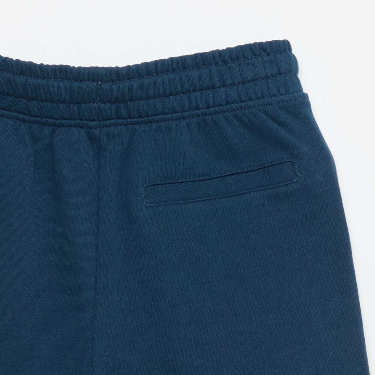 Bermuda en french terry uni BLEU
