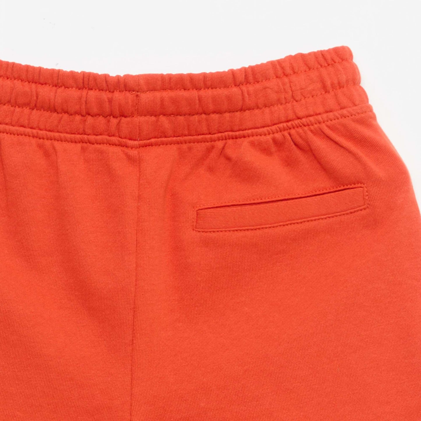 Bermuda en french terry uni ORANGE