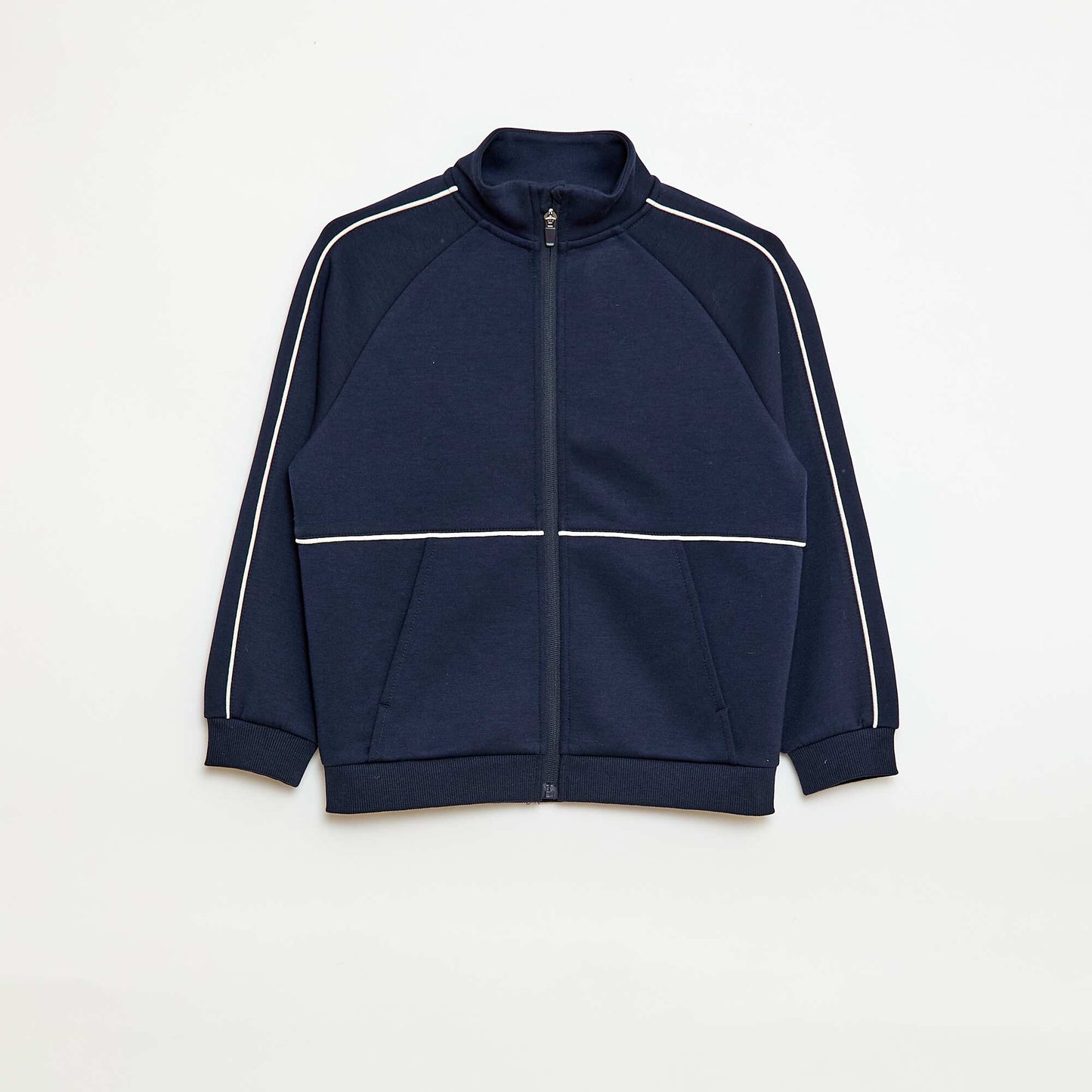 Sweat avec ouverture zippée BLEU