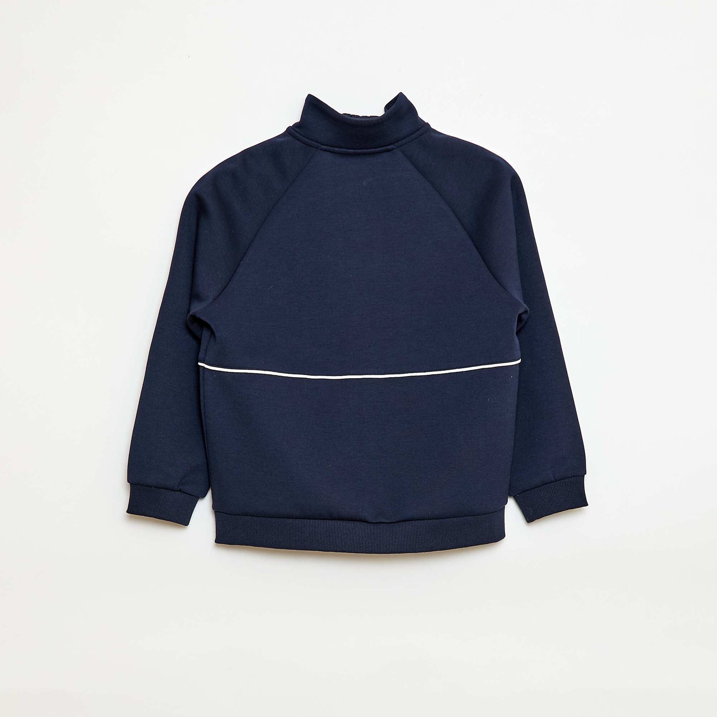 Sweat avec ouverture zippée BLEU