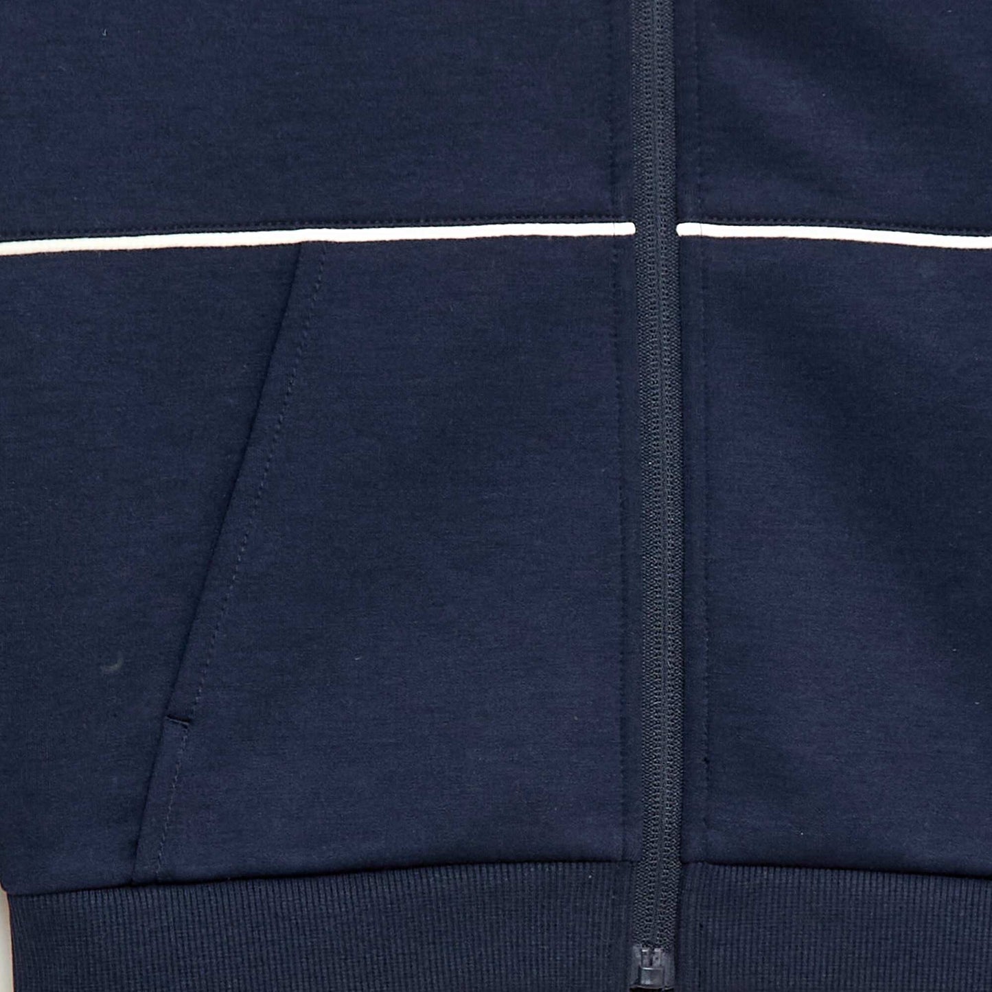 Sweat avec ouverture zippée BLEU