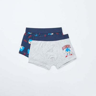 Lot de 2 boxers 'Sonic' BLEU