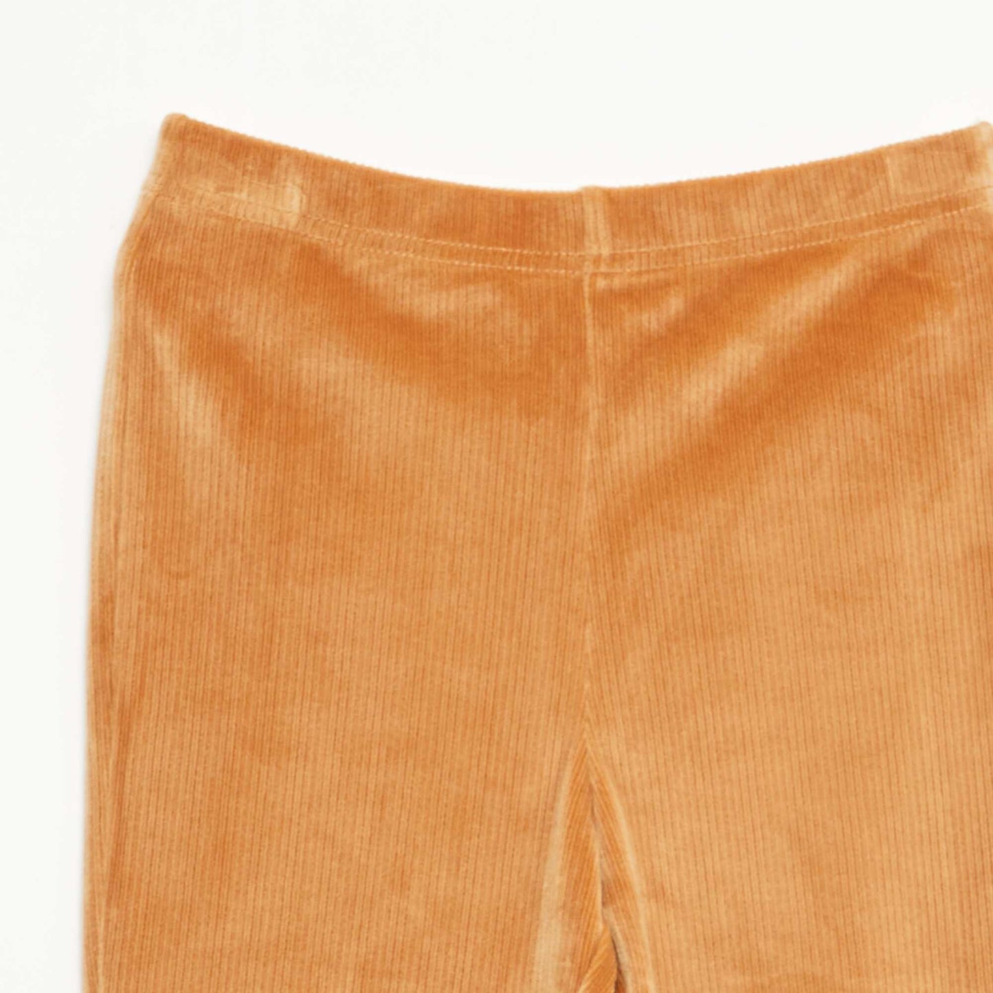 Legging large en velours MARRON