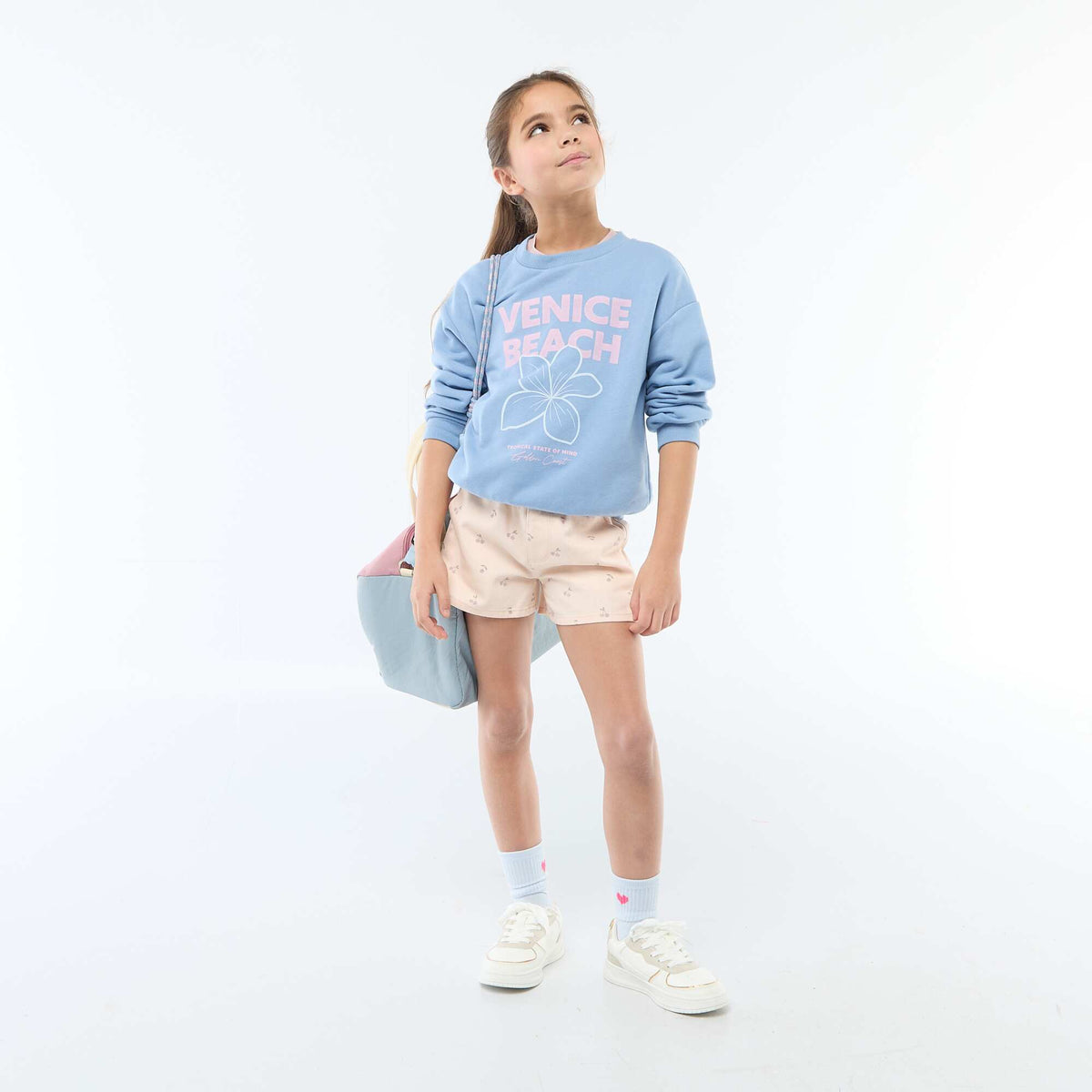 Sweat en molleton léger BLEU