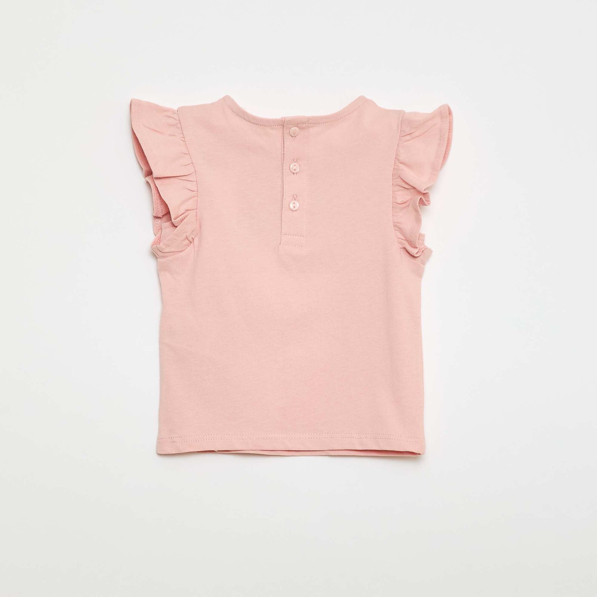 Tee-shirt imprimé à message ROSE