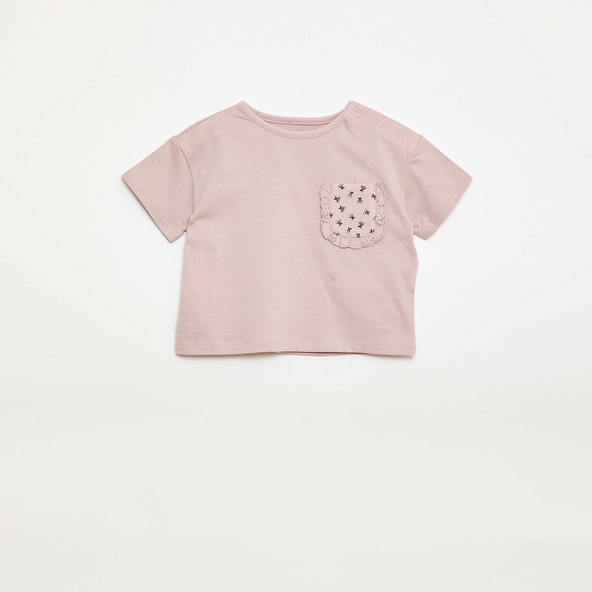 T-shirt avec poche fantaisie VIOLET