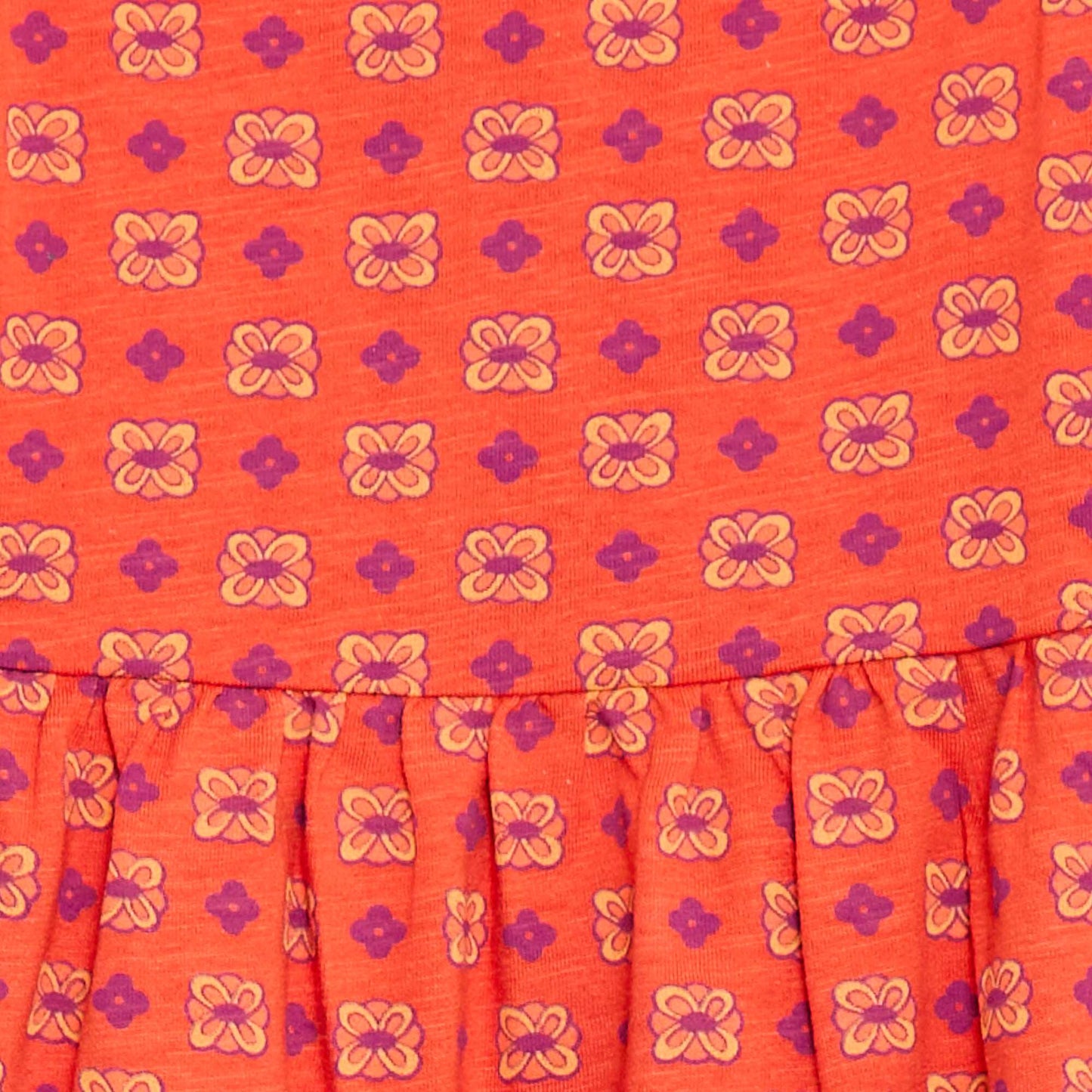 Robe sans manches à motif ORANGE