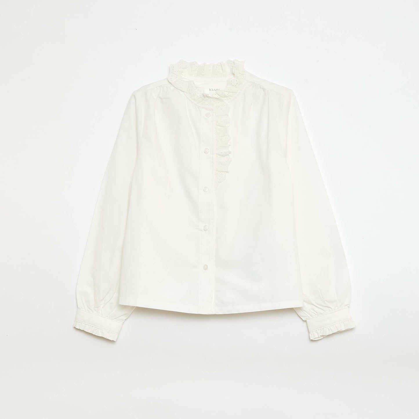 Chemise à col fantaisie BLANC