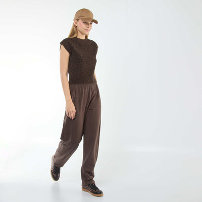 Jogging forme barrel MARRON