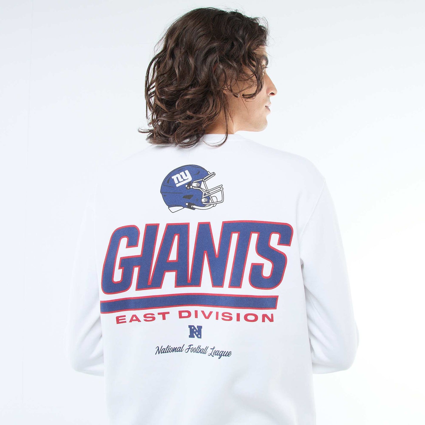 Sweat molleton brodé 'NFL' BLANC