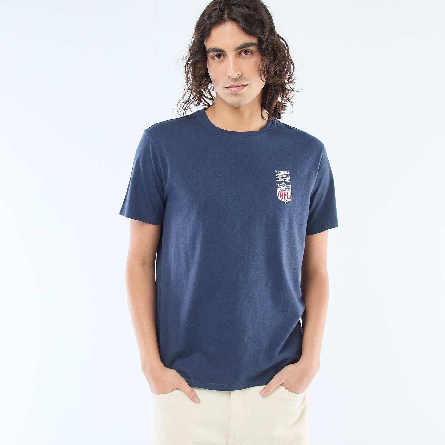 Tee-shirt brodé 'NFL' BLEU
