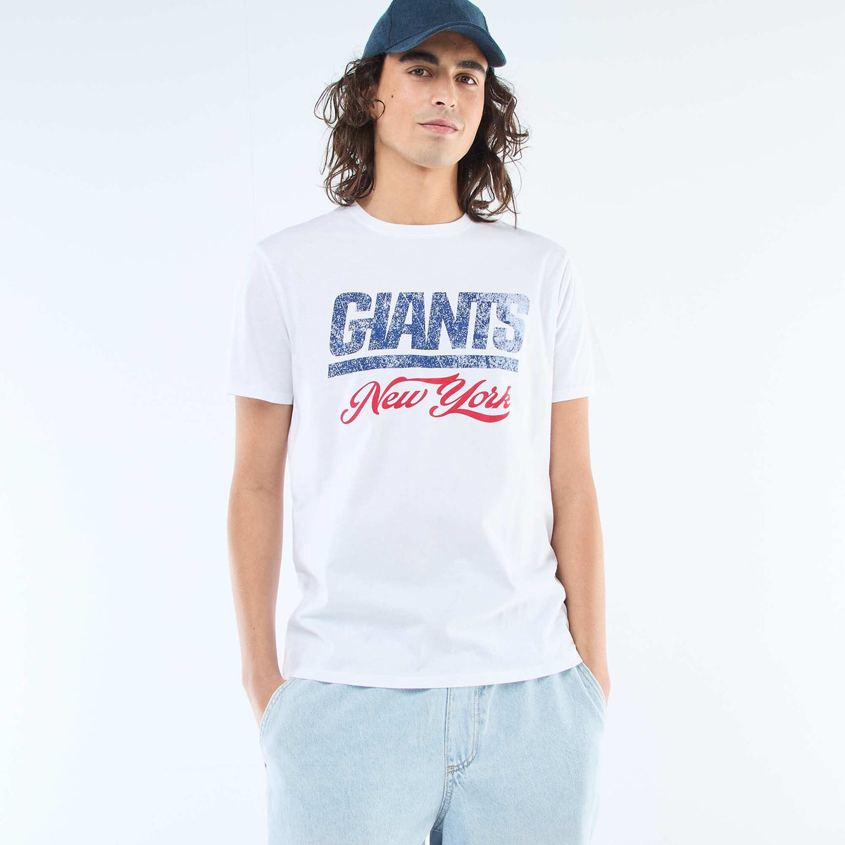 Tee-shirt imprimé 'NFL' BLANC