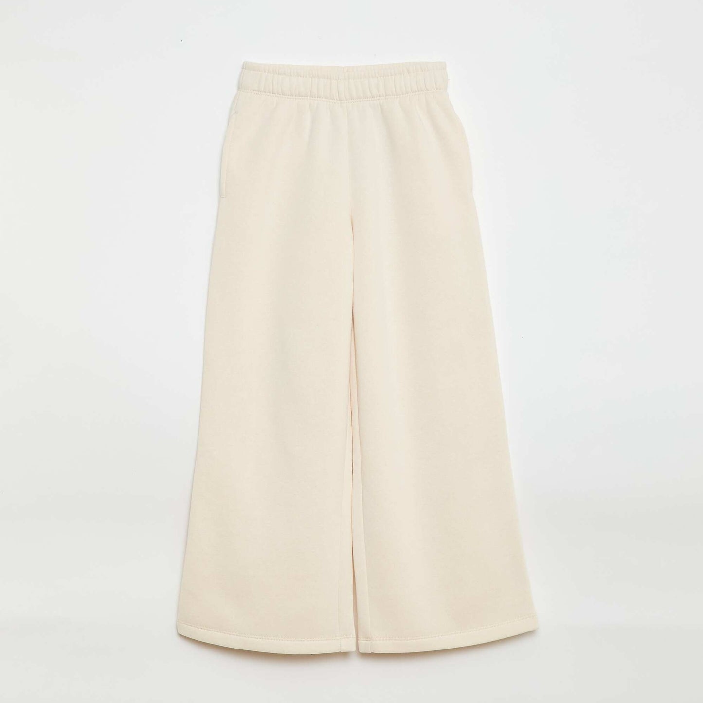 Pantalon jogging large BLANC
