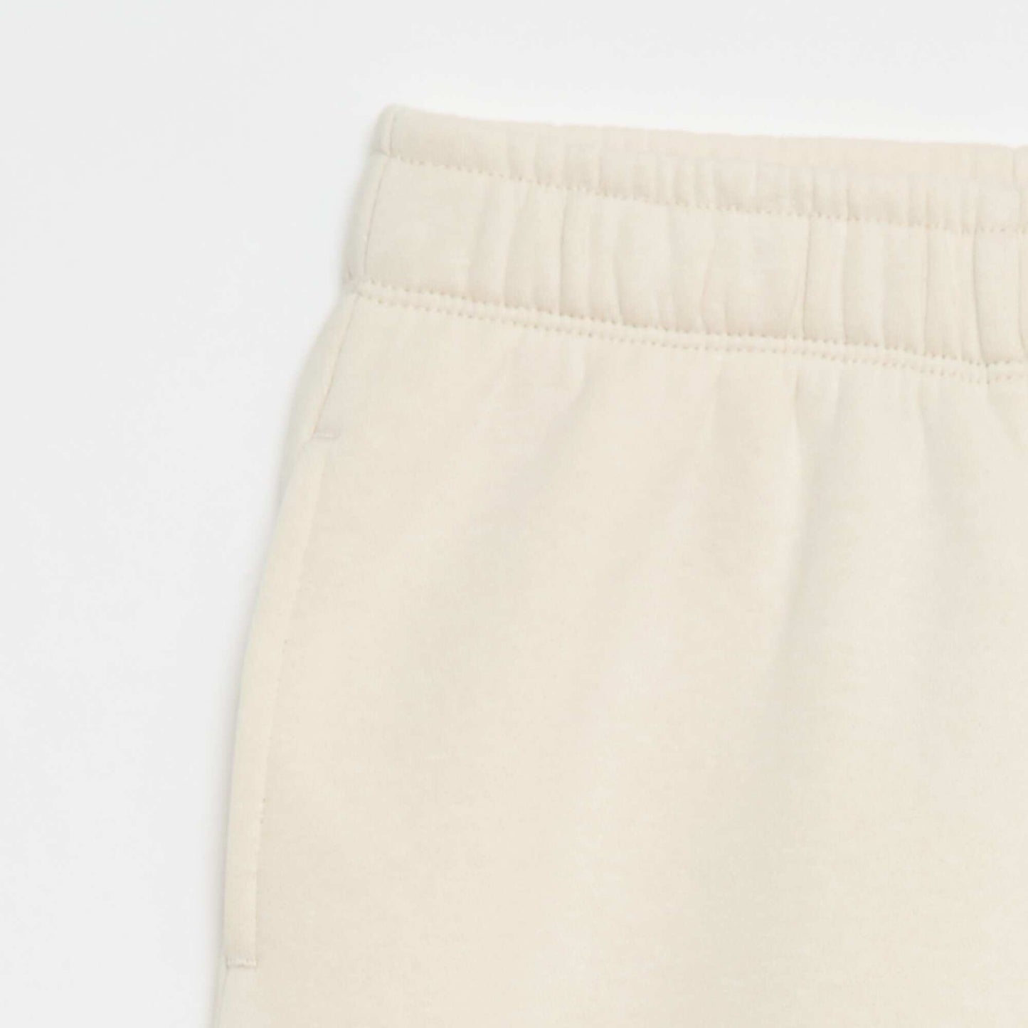 Pantalon jogging large BLANC