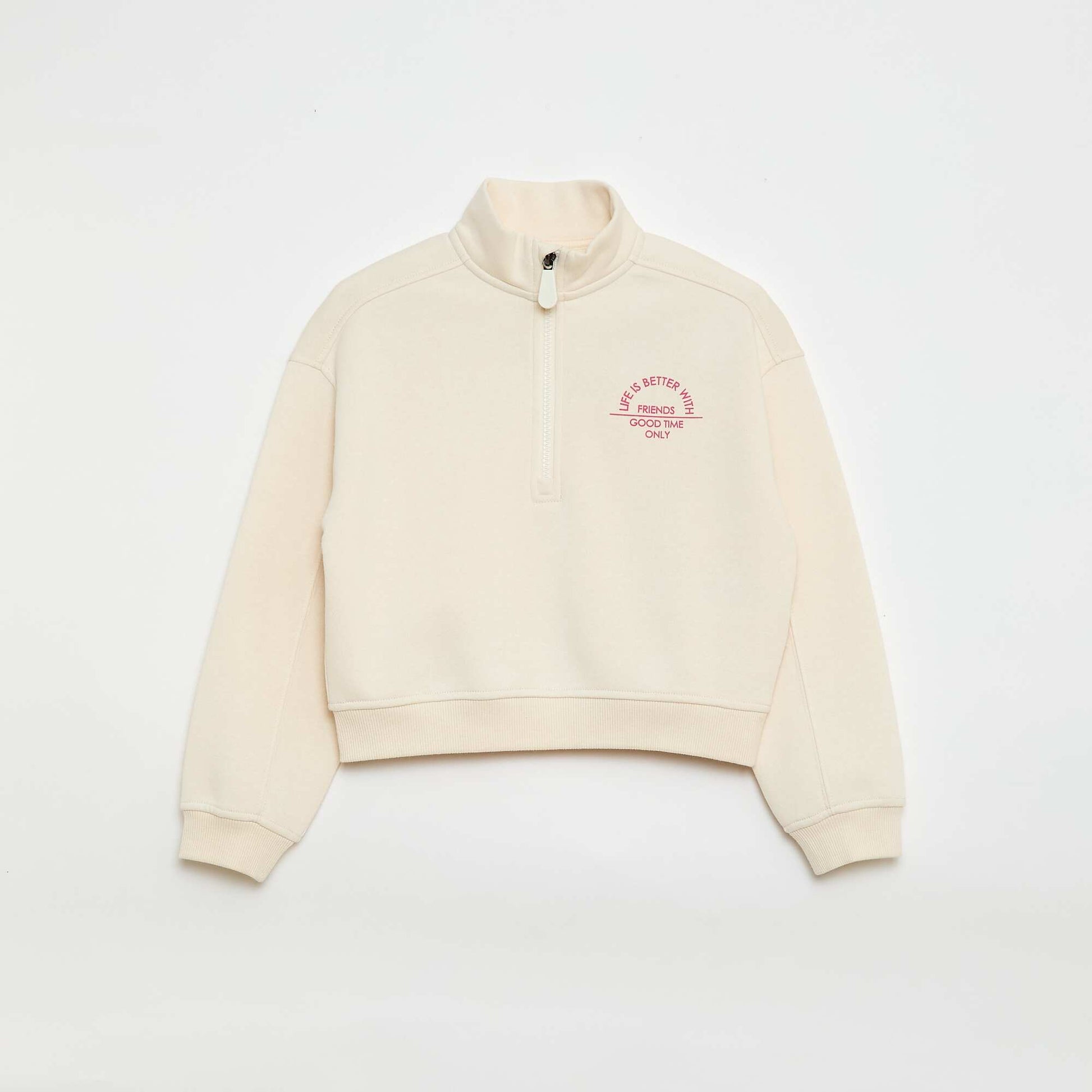 Sweat camionneur uni BEIGE