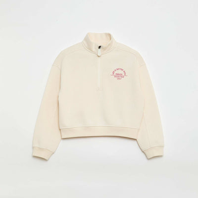 Sweat camionneur uni BEIGE