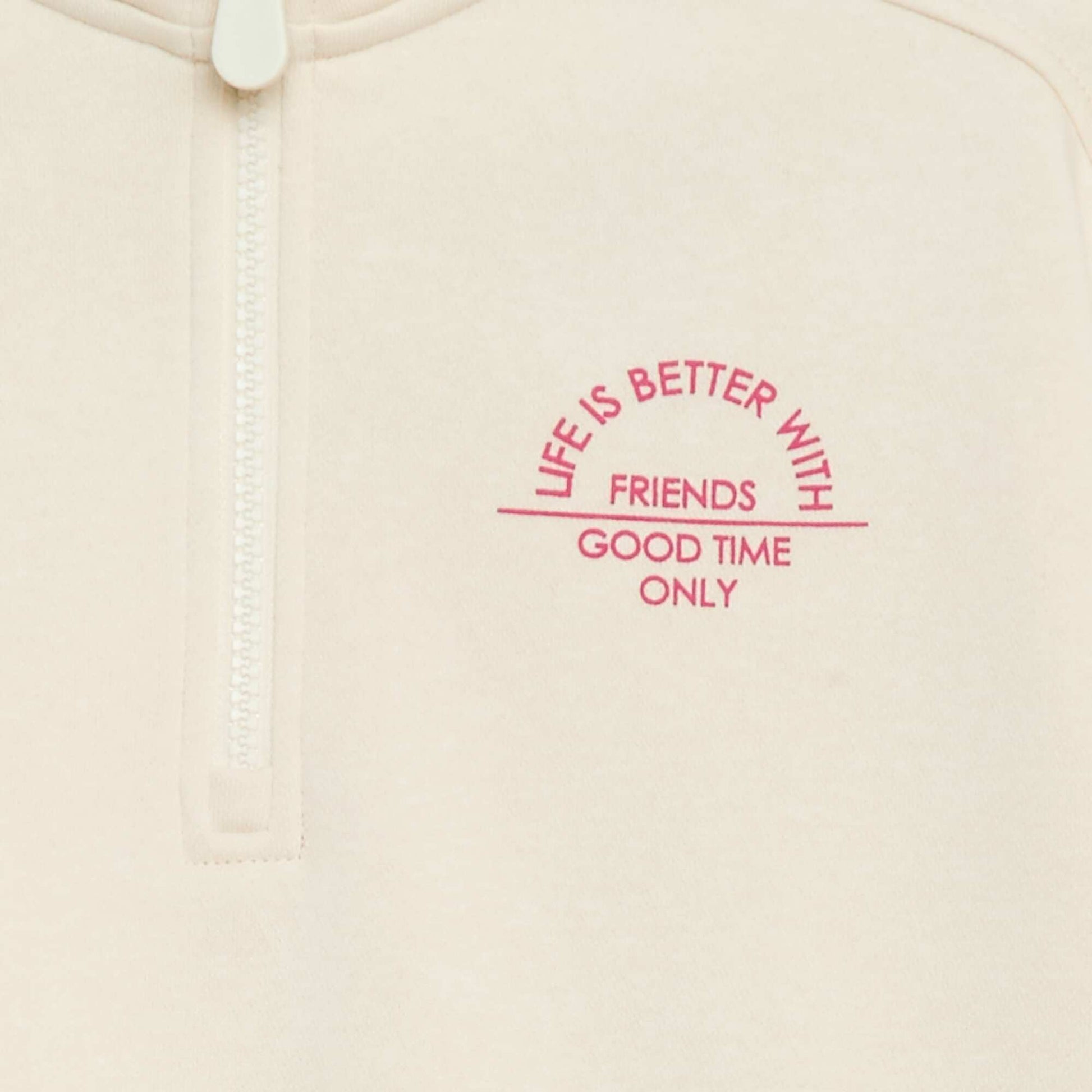 Sweat camionneur uni BEIGE