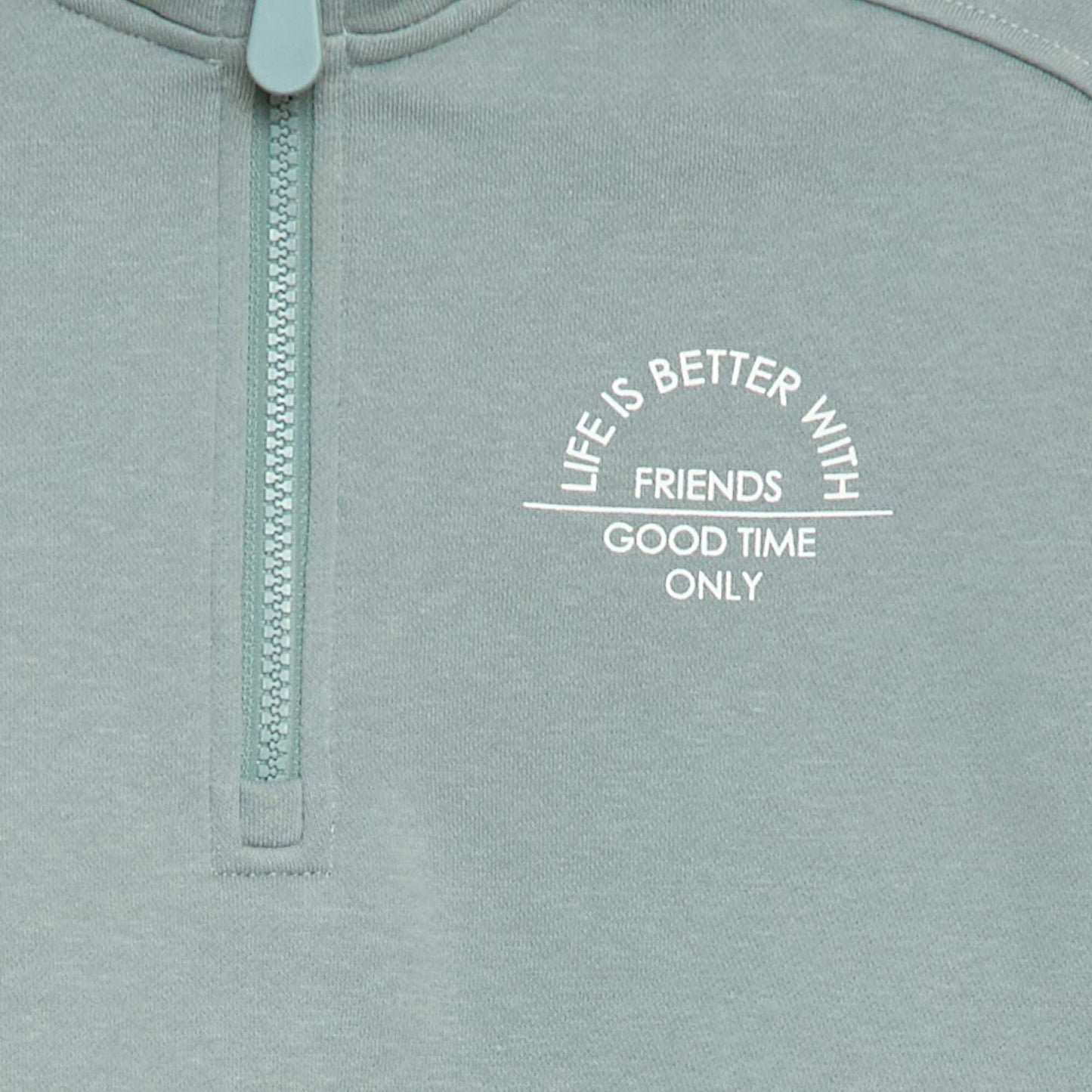 Sweat camionneur uni BLEU