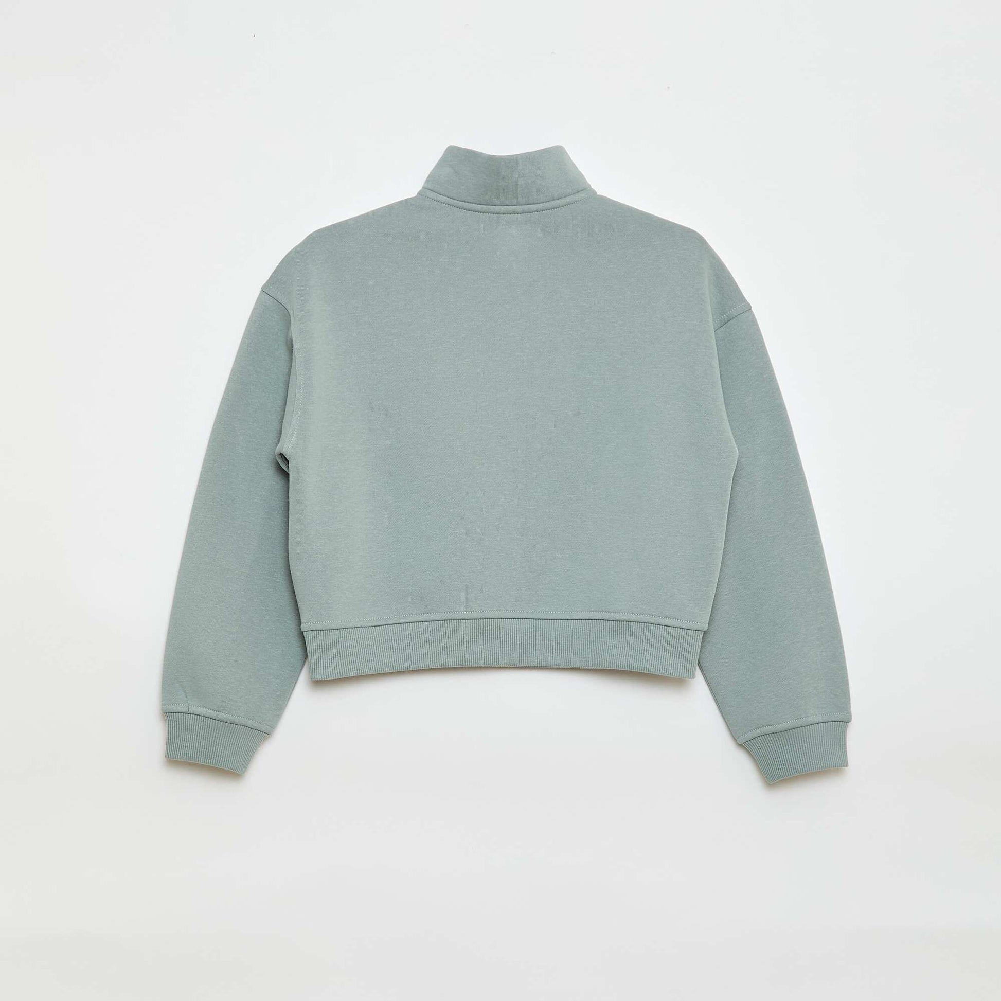 Sweat camionneur uni BLEU