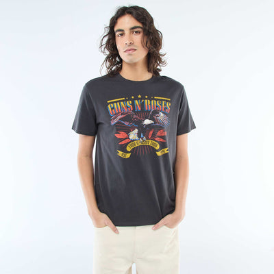 Tee-shirt imprimé 'Guns N' Roses' NOIR