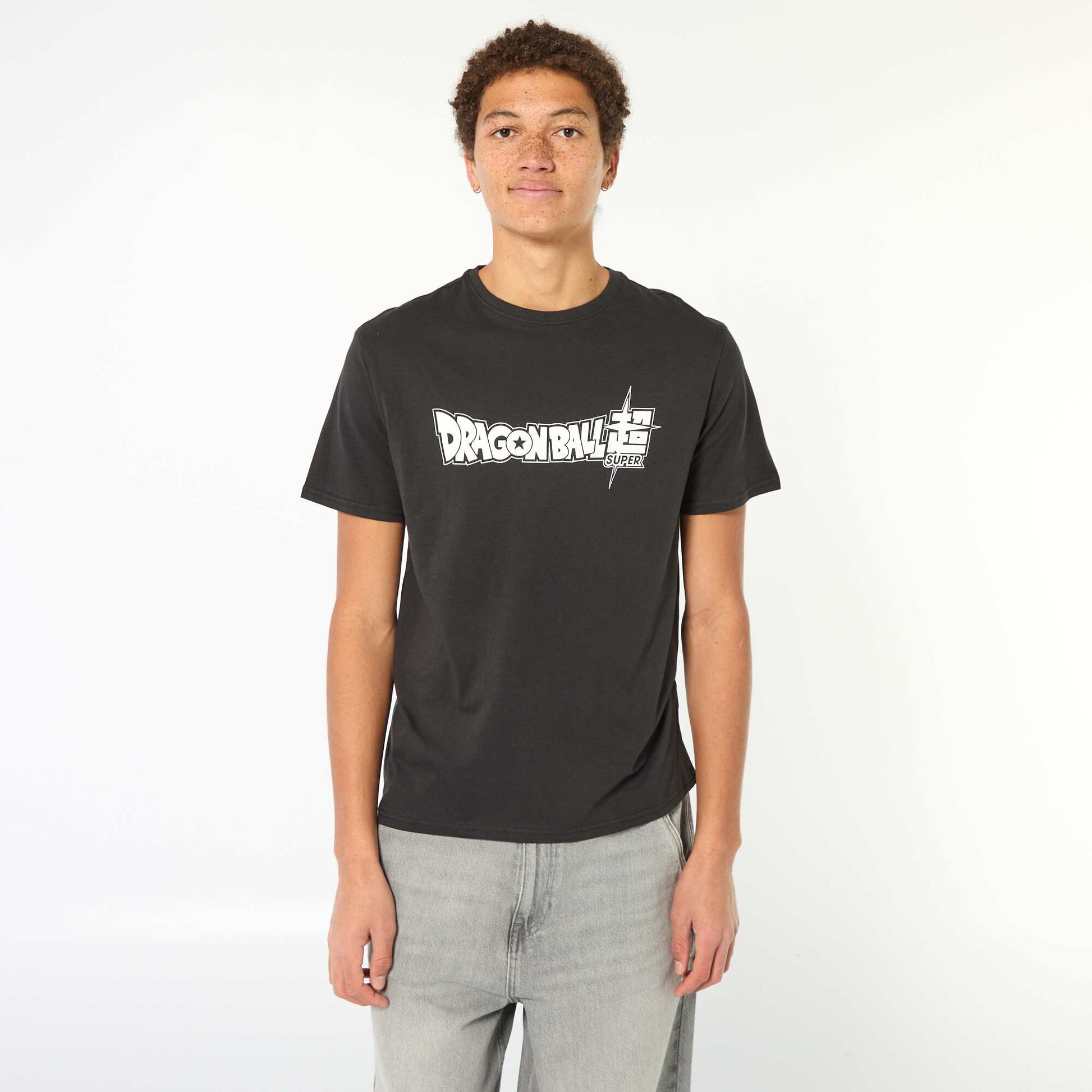 T-shirt imprimé 'Dragon Ball Z' NOIR