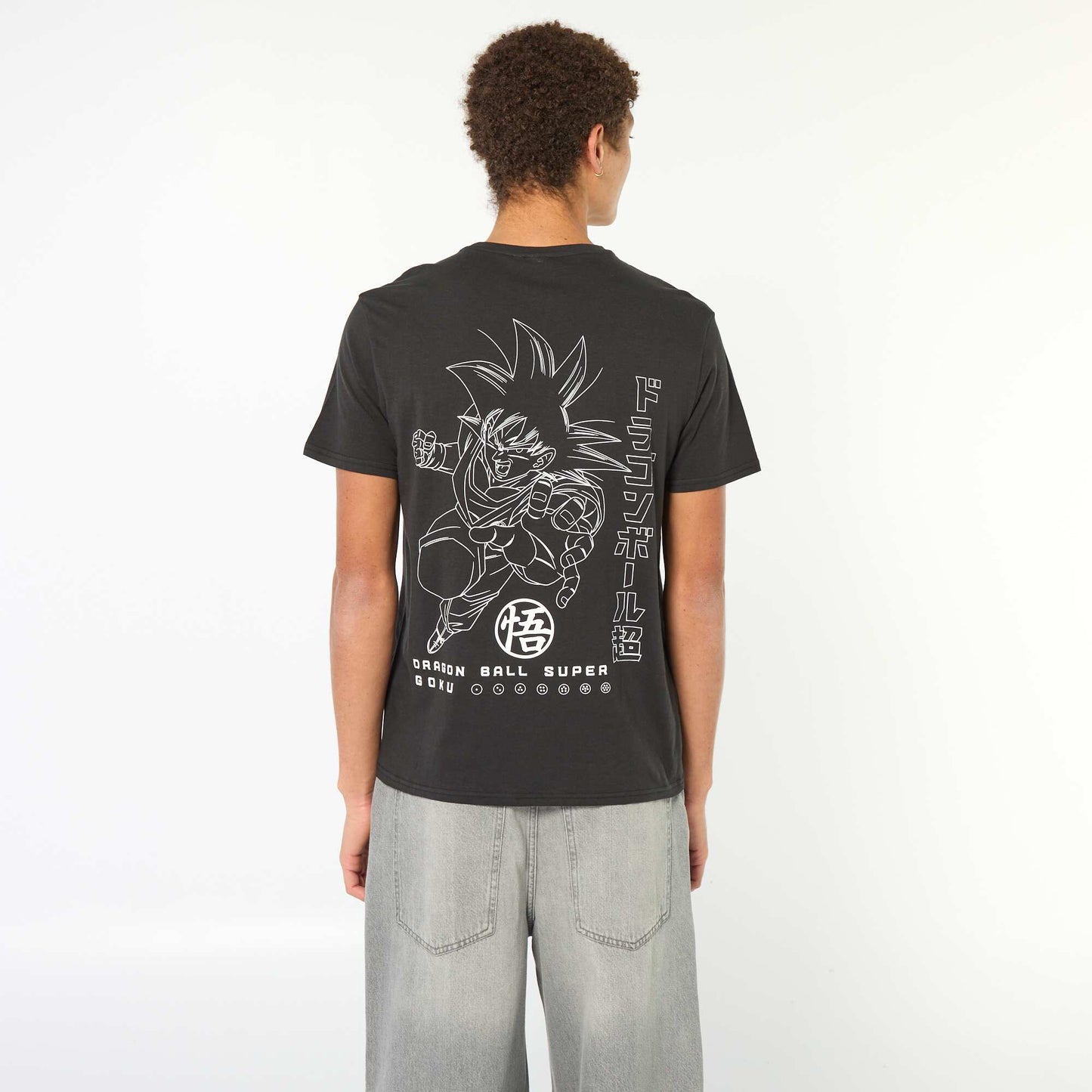 T-shirt imprimé 'Dragon Ball Z' NOIR
