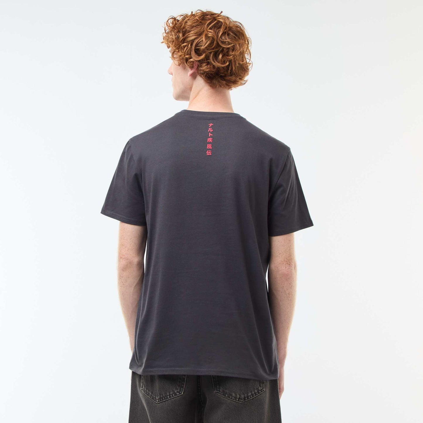 Tee-shirt imprimé 'Naruto' NOIR