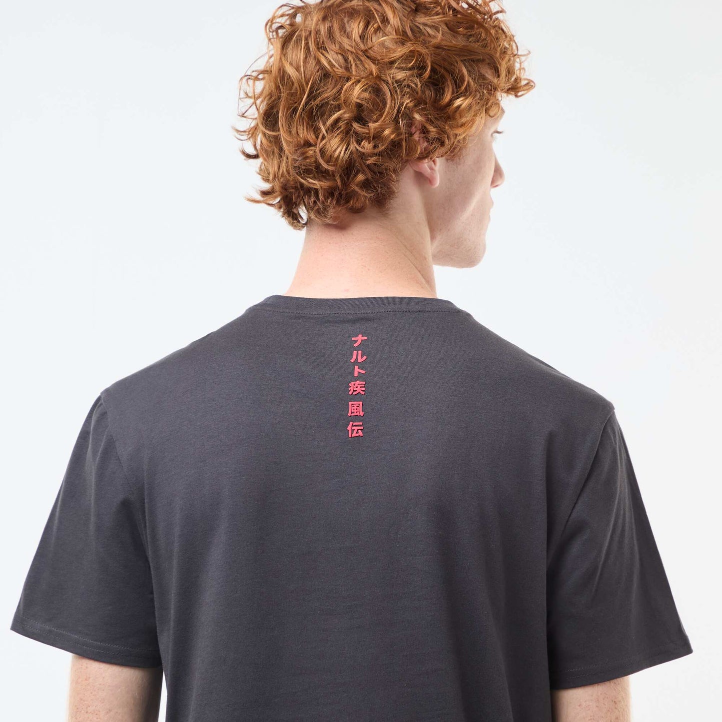 Tee-shirt imprimé 'Naruto' NOIR