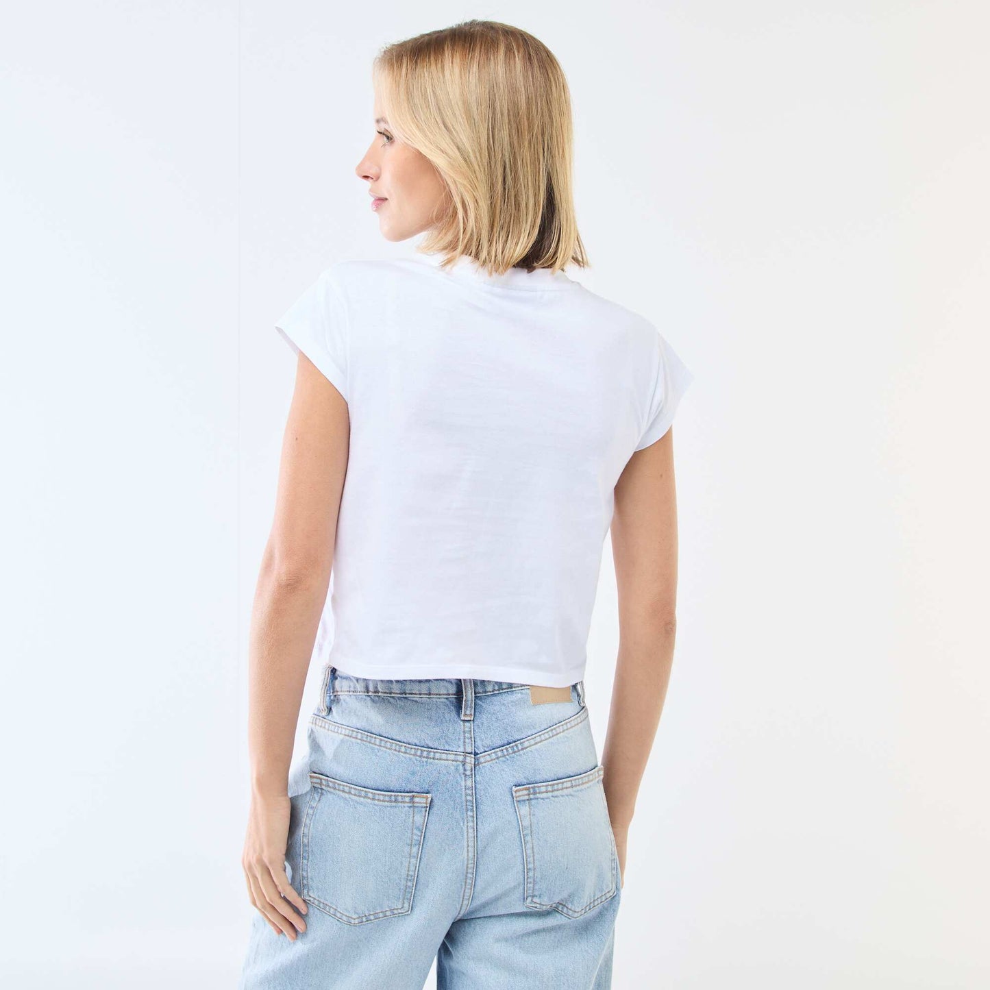 Tee-shirt imprimé 'Yale' BLANC