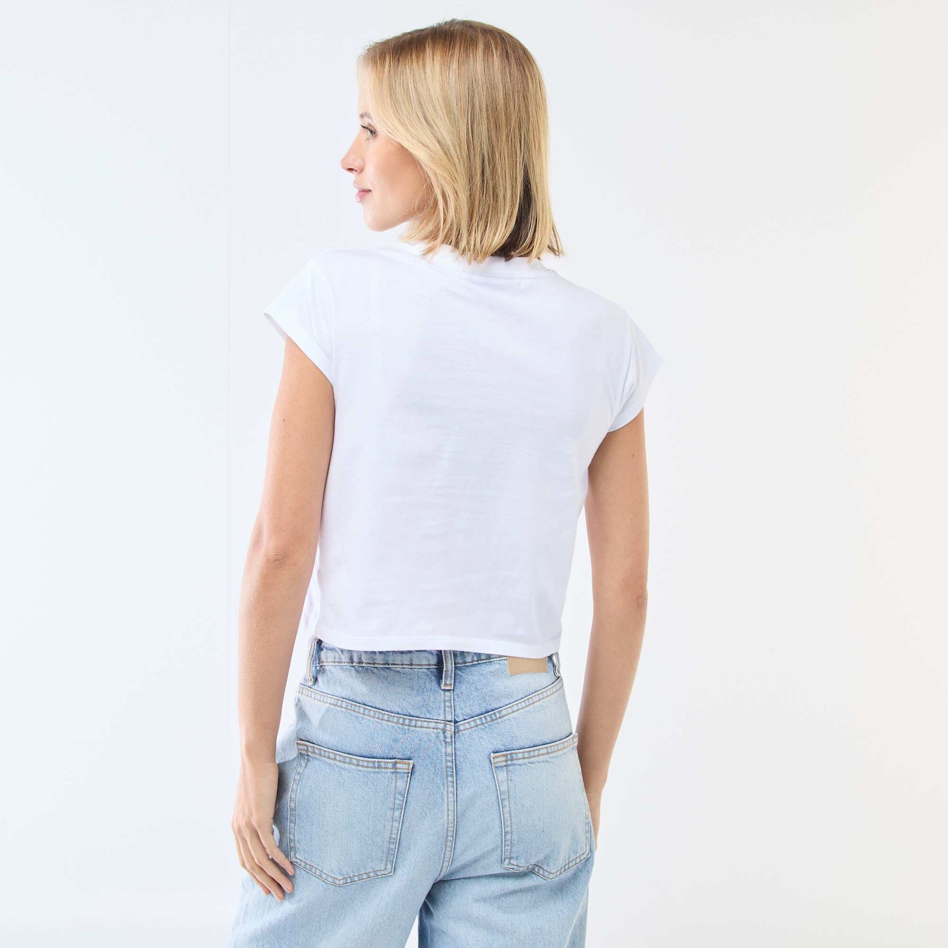 Tee-shirt imprimé 'Yale' BLANC