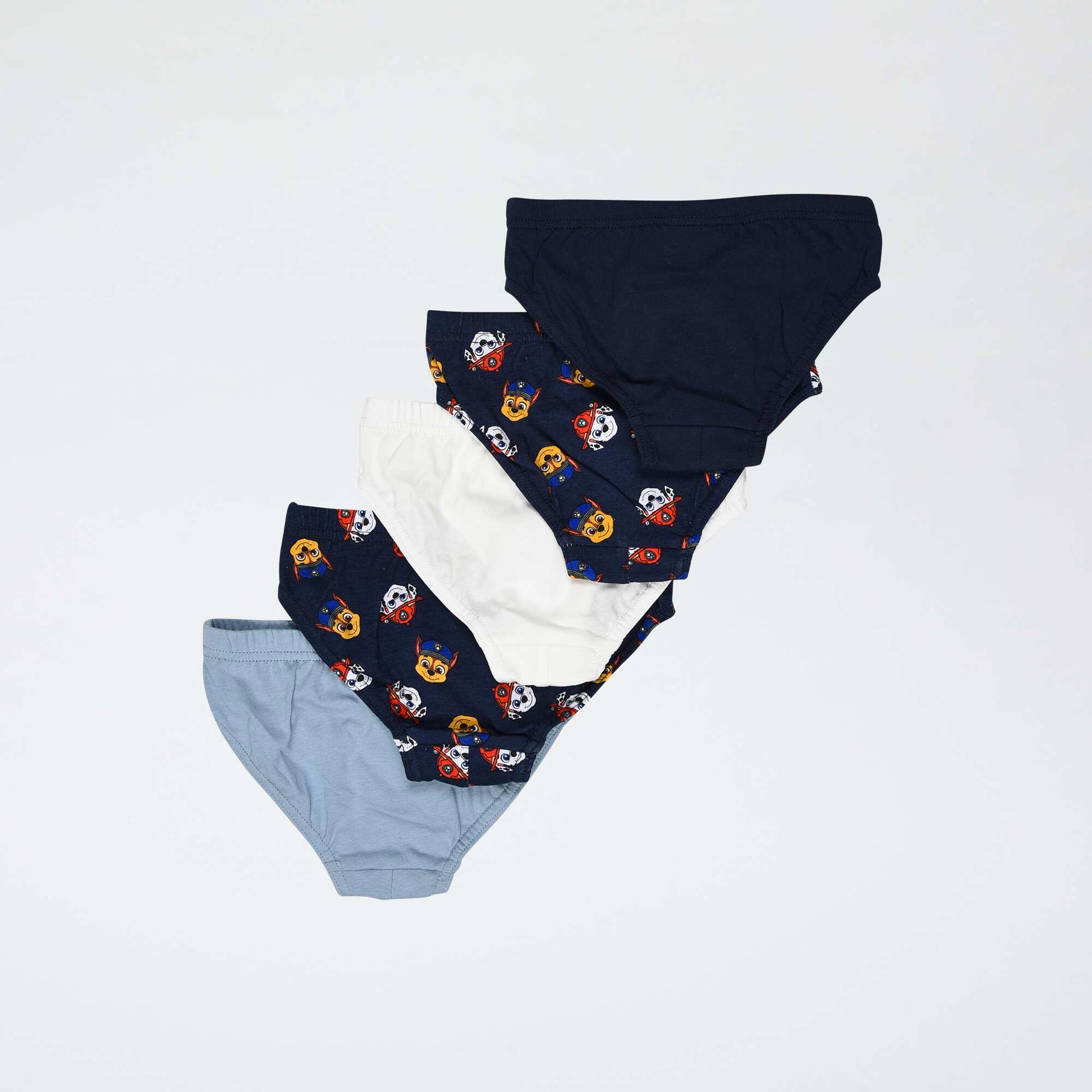 Lot de 5 slips 'Pat'patrouille' BLEU