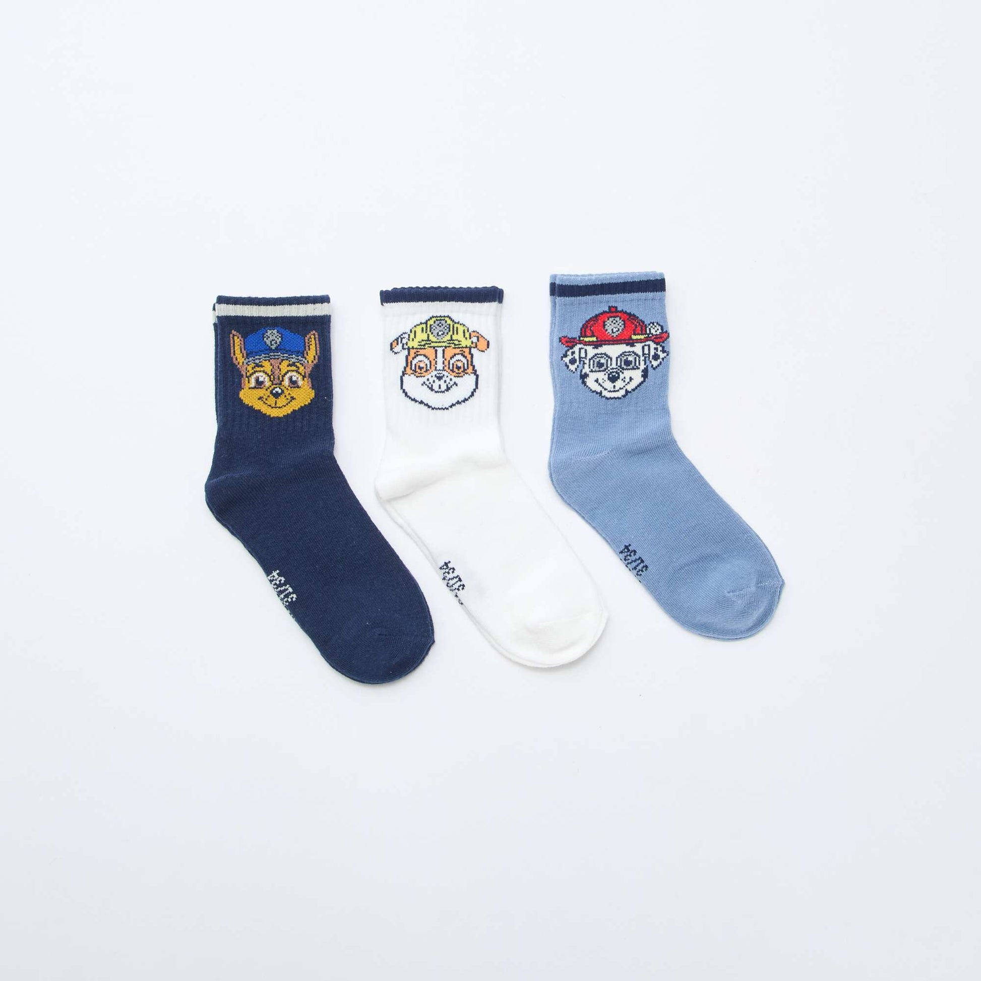 Lot de 3 chaussettes 'Pat'patrouille' BLEU