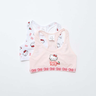 Lot de 2 brassières 'Hello Kitty' ROUGE