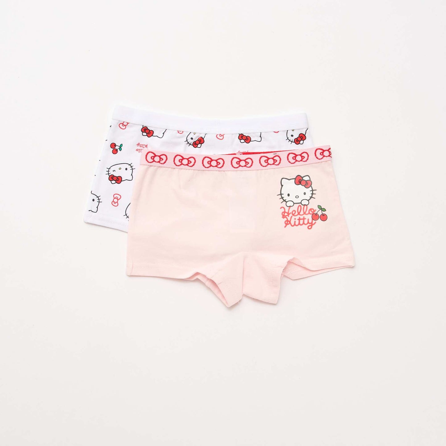 Lot de 2 shorties 'Hello Kitty' ROUGE