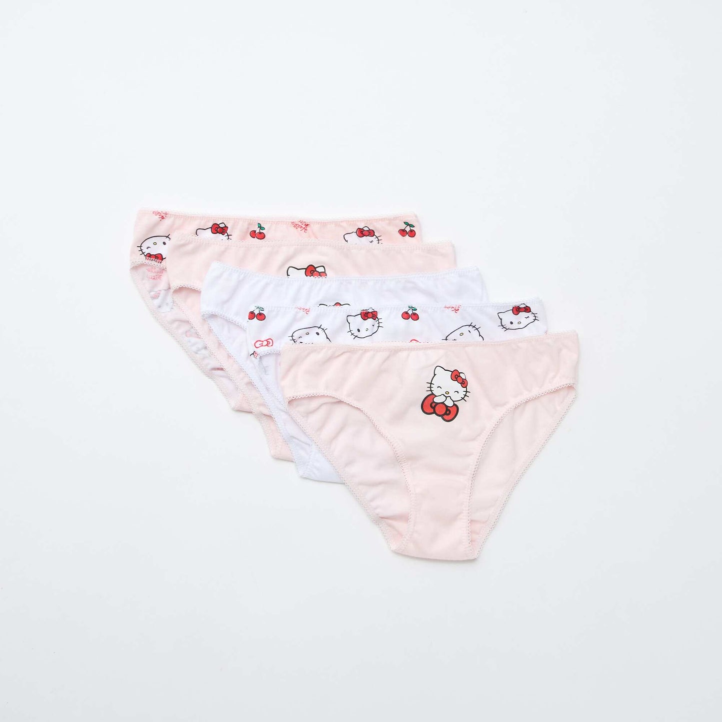Lot de 5 culottes 'Hello Kitty' ROUGE