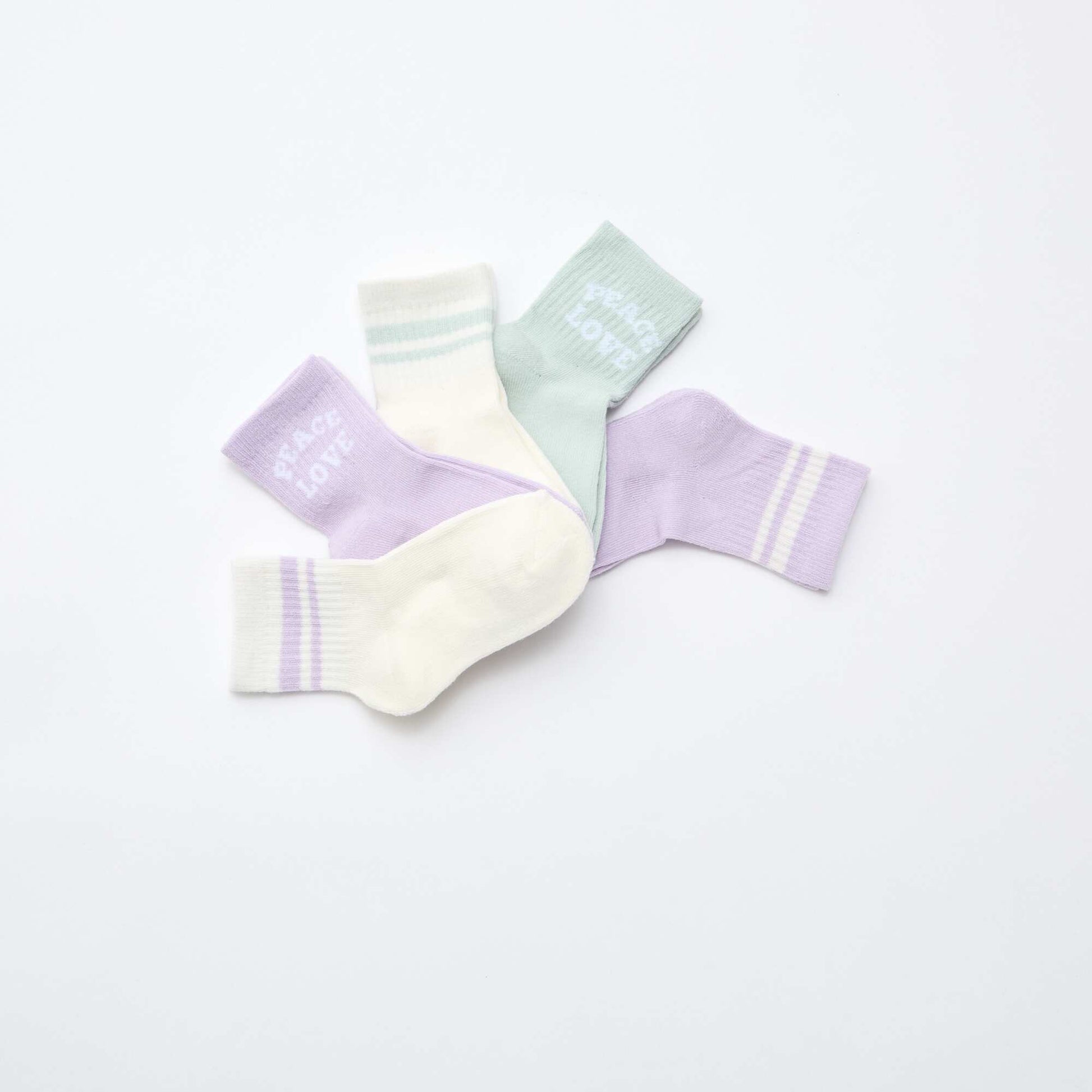 Lot de 5 chaussettes chaudes VIOLET