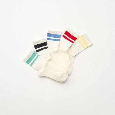 Lot de 5 chaussettes en coton BLANC