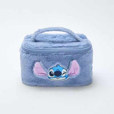 Vanity 'Stitch' en maille peluche BLEU